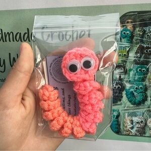 Handmade Crochet Worry Worm